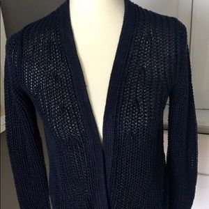 Banana Republic Italian Linen open knit cardigan